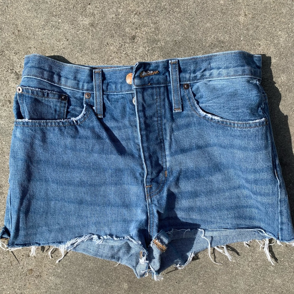 Madewell denim shorts size 27